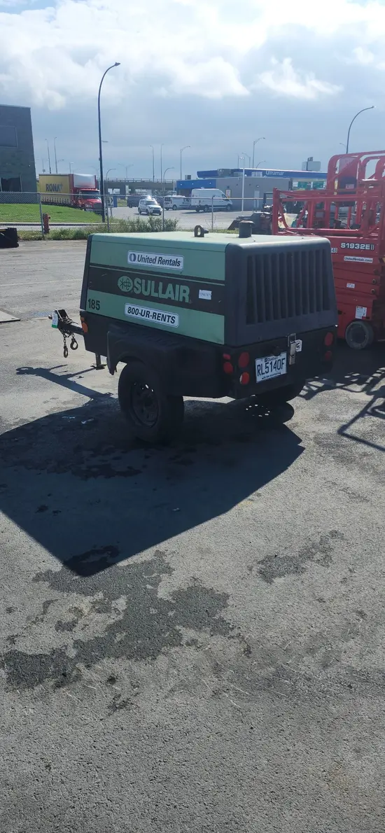2019 Sullair 185DPQ-KU-T3 Air Compressor