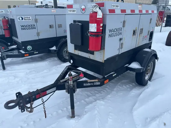 2019 Wacker Neuson G25 T4F Diesel Generator