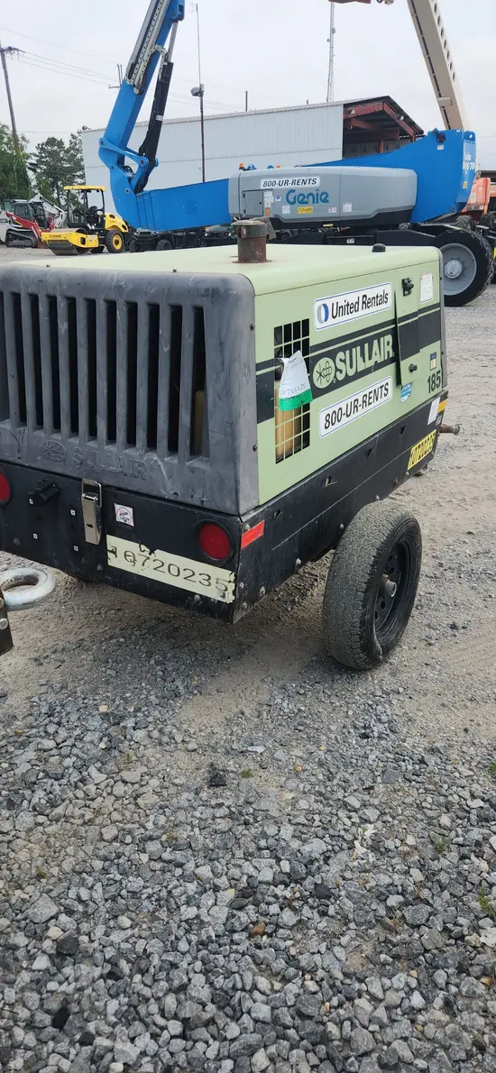 2018 Sullair 185DPQ-KU-T3 Air Compressor