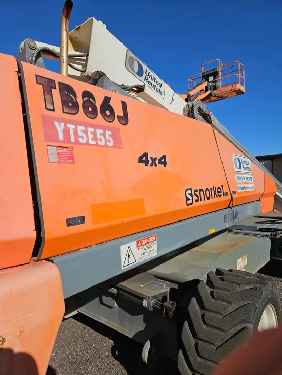 2017 Snorkel TB86J Boom Lift