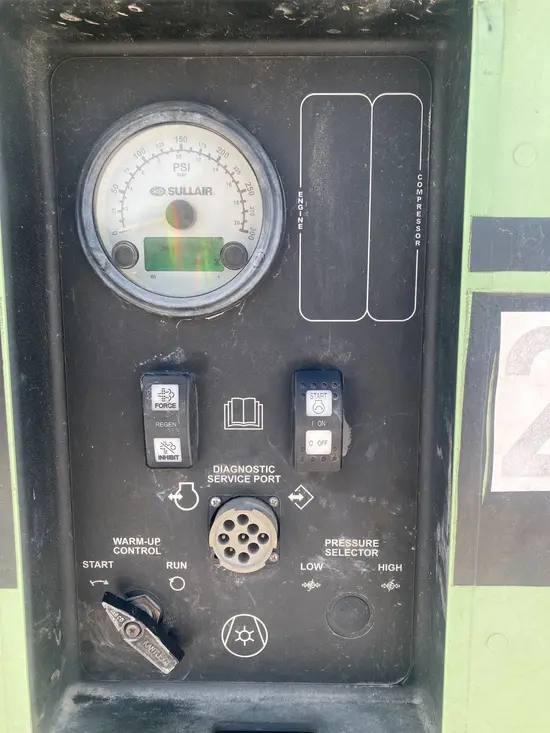 2018 Sullair 185DPQ-KU-T3 Air Compressor