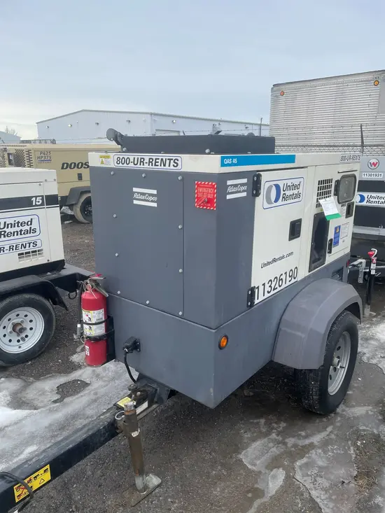 2021 Atlas Copco QAS 45 T4F Diesel Generator