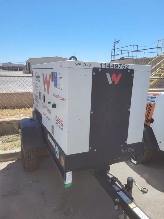 2022 Wacker Neuson G25 T4F Diesel Generator