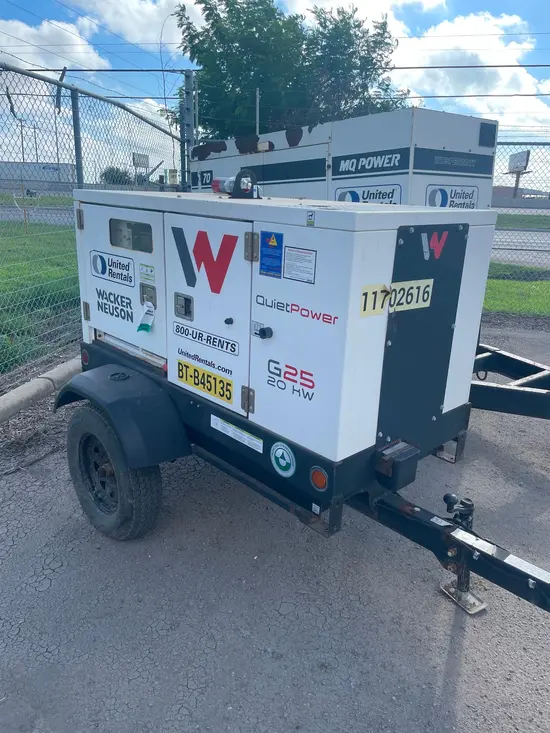2023 Wacker Neuson G25 T4F Diesel Generator