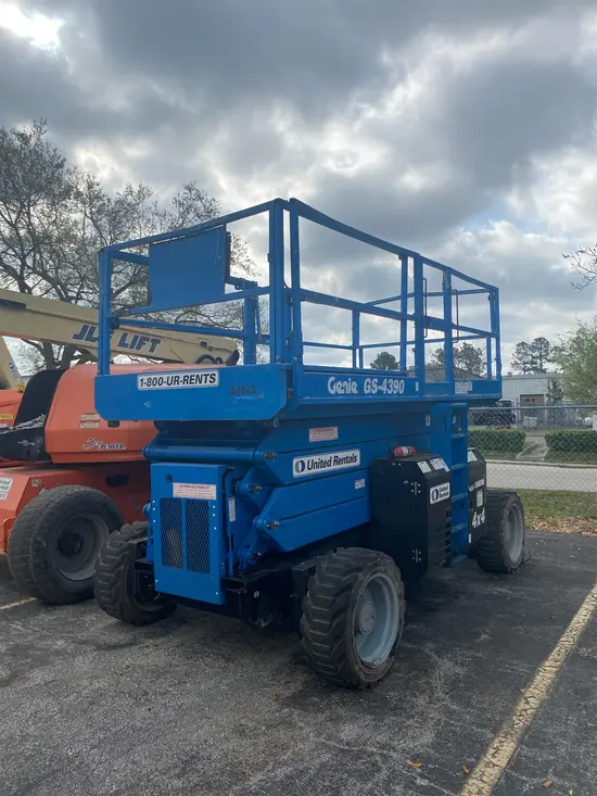 2016 Genie GS-4390 RT Rough Terrain Scissor Lift