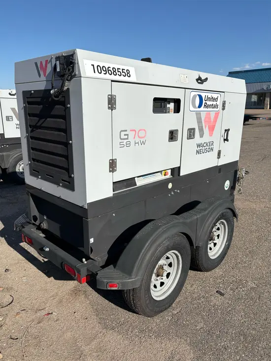 2019 Wacker Neuson G70 T4F Diesel Generator