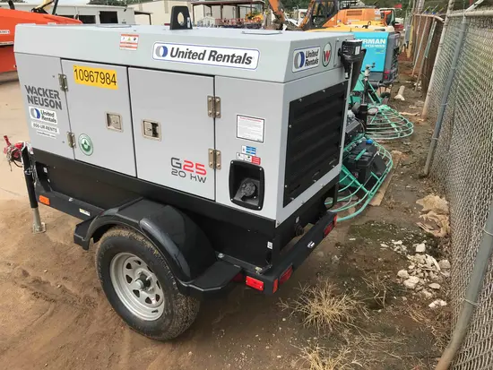 2019 Wacker Neuson G25 T4F Diesel Generator