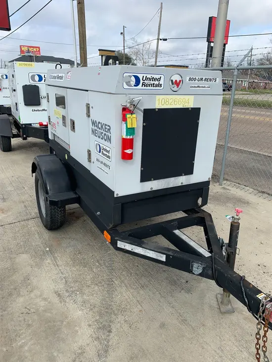 2018 Wacker Neuson G25 T4F Diesel Generator