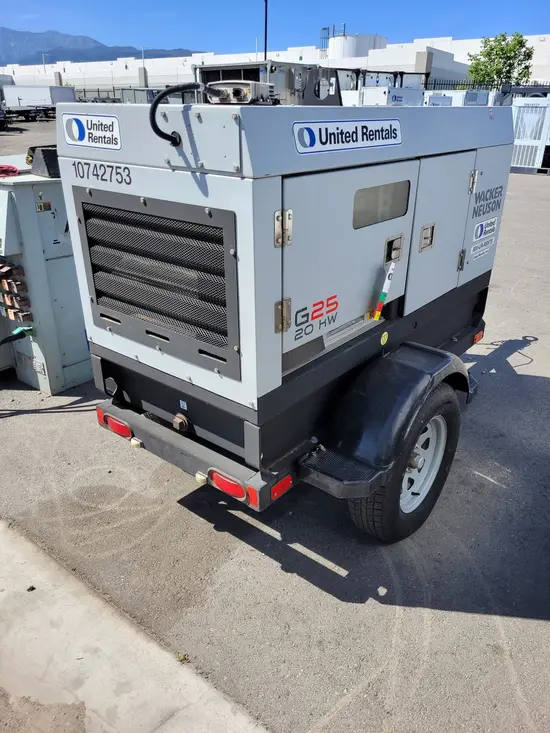 2018 Wacker Neuson G25 T4F Diesel Generator