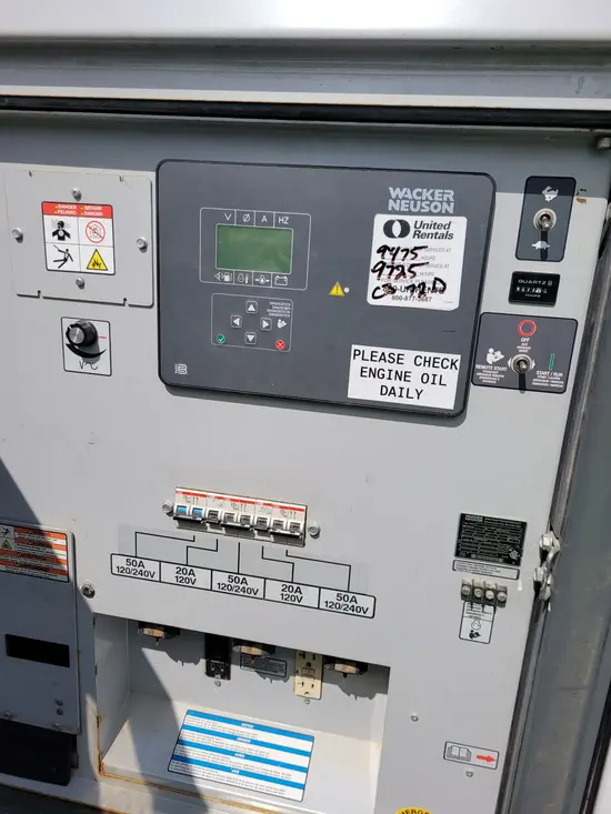 2016 Wacker Neuson G 70 Diesel Generator