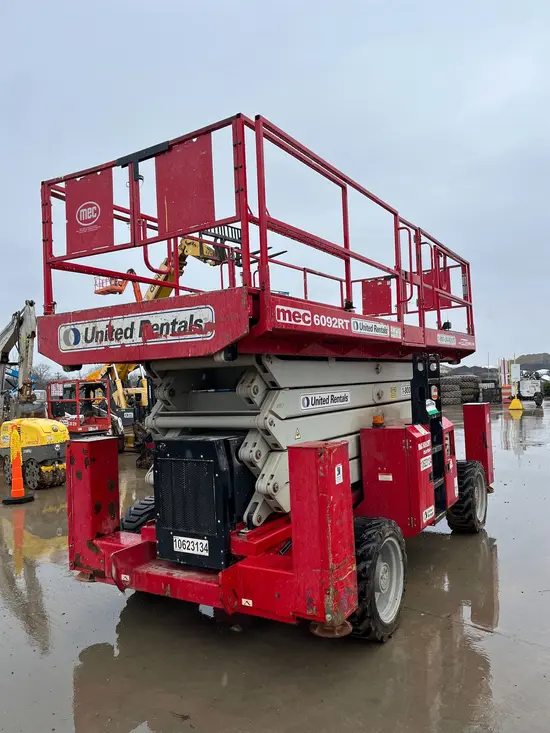2017 MEC 6092RT Rough Terrain Scissor Lift