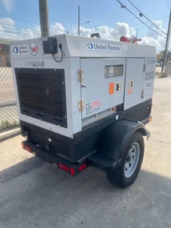 2017 Wacker Neuson G25 T4F Diesel Generator