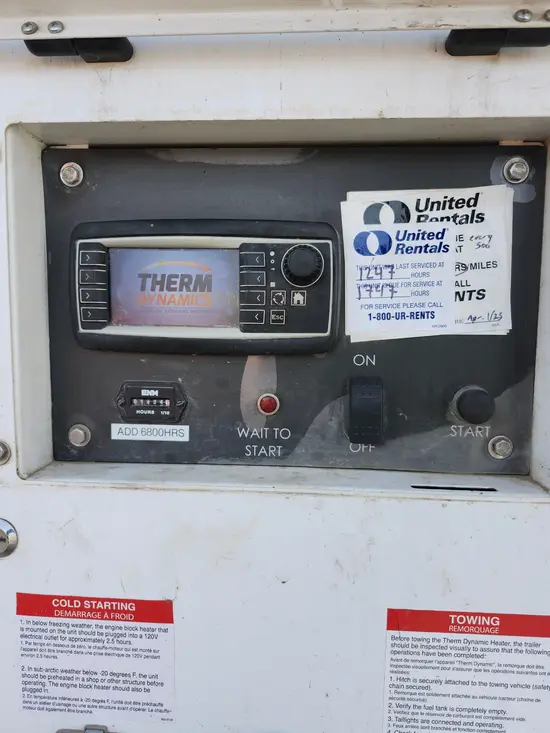 2019 Therm Dynamics TD1000 Heater