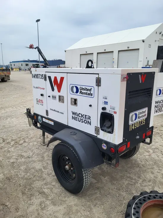2022 Wacker Neuson G25 T4F Diesel Generator