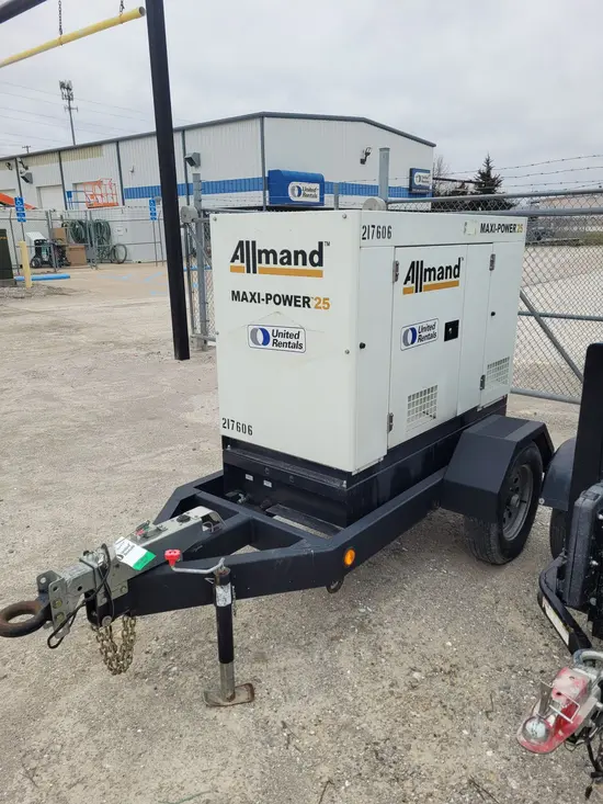 2018 Allmand MP25 Diesel Generator