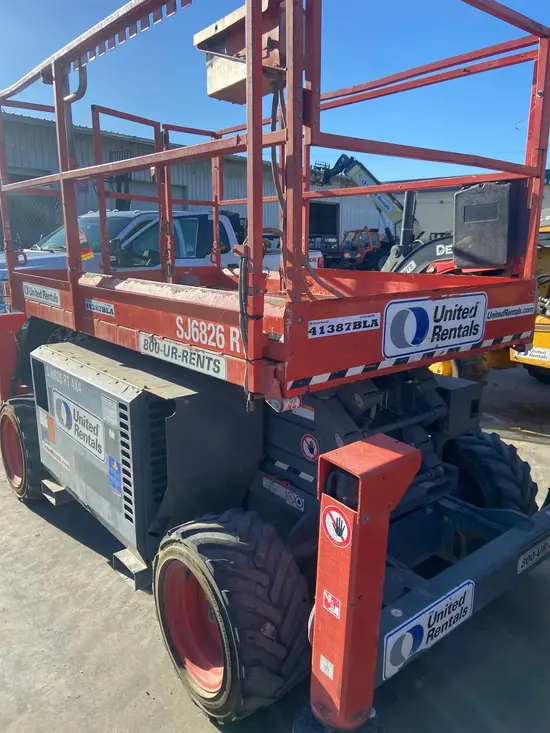 2017 Skyjack SJ6826RT Rough Terrain Scissor Lift