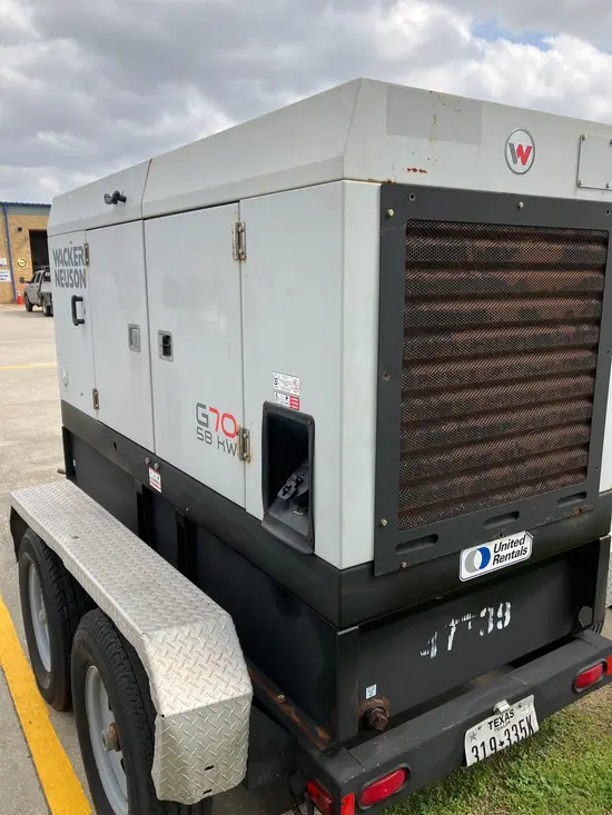 2017 Wacker Neuson G 70 Diesel Generator