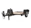 Black Barretto single axle utility trailer