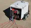 White Dryair hydronic surface ground heater, winter-blend diesel