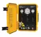 Yellow and black Cherne air test control panel