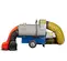 Gray and blue FROSTFGHTR Indirect Heater, 420,000-500,000 BTU/h, Propane/Natural Gas Dual Fuel