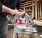 Red, black and gray MILWAUKEE Circular Saw, 7-1/4 in., Cordless, Electric Powered