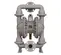 Gray VERSAMATIC Air-operated Double-diaphragm Pump, 2 in., Stainless