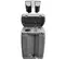 Gray Satellite Two-Station freestanding Portable Sink