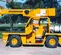 Industrial Crane In Parking Lot