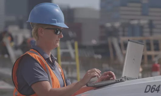 Tech on the Jobsite