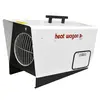White and black HEATWAGON Heater, 65K BTU, 240v/1ph, Electric Powered