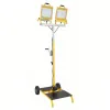 Yellow Southwire 400W LED Light Stand, Pusharound, Wet Location, 12 ft.