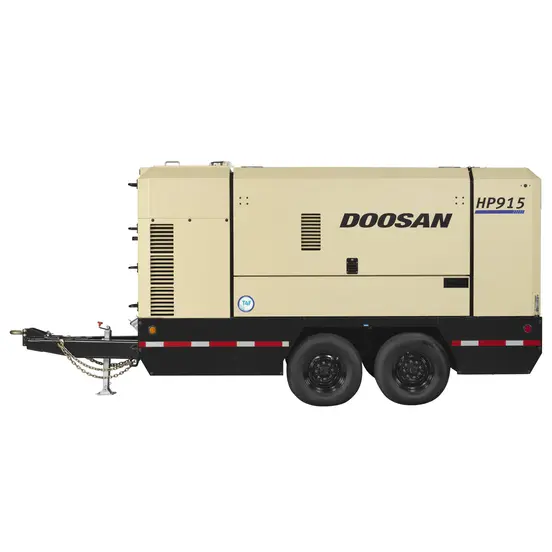 Beige Doosan Tier 4 compressor