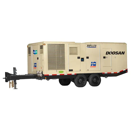 Beige Doosan Tier 4 compressor