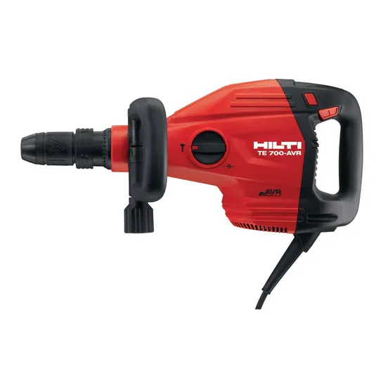 Red and black HILTI Demolition Hammer, 15-19 lbs., Electric Powered