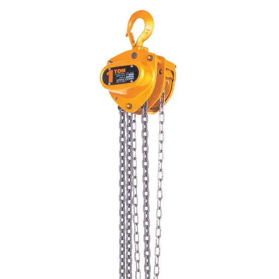 Orange KITO Manual Chain Hoist, 3 Tons
