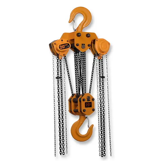 Orange KITO Manual Chain Hoist, 10 Tons