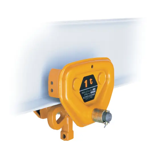 Yellow KITO Beam Trolley, 2 Ton