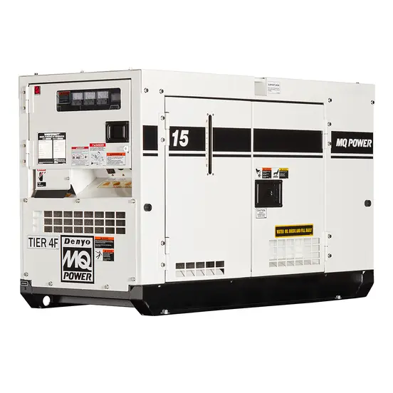 White MULTIQUIP 11-22 kW Towable Generator, Tier 4 Diesel