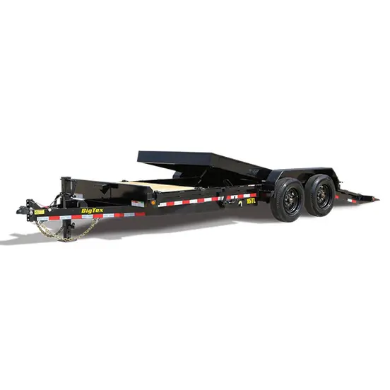 Big Tex 20 ft. Tilt Deck Flatbed Trailer, Tandem Axle