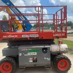 2018 Skyjack SJ6832RT Rough Terrain Scissor Lift