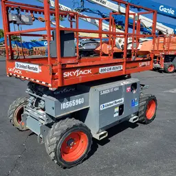 2017 Skyjack SJ6826RT Rough Terrain Scissor Lift