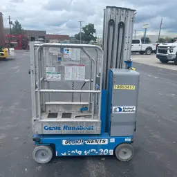 2018 Genie GR-20 Self-Propelled One-Person Lift