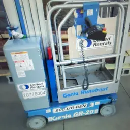 2018 Genie GR-20 Self-Propelled One-Person Lift