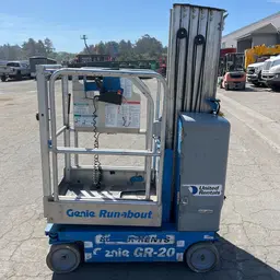 2018 Genie GR-20 Self-Propelled One-Person Lift