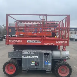 2018 Skyjack SJ6832RT Rough Terrain Scissor Lift