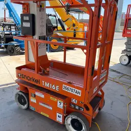 2021 Snorkel TM16E Self-Propelled One-Person Lift